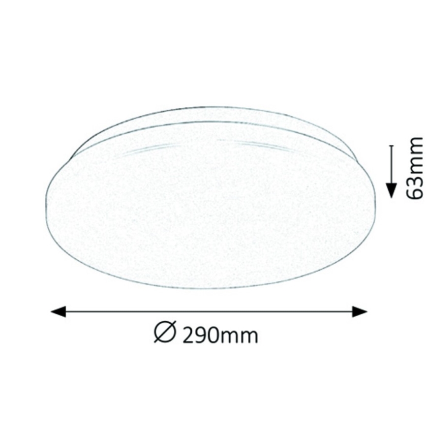 Rabalux - LED-kattovalaisin 1xLED/20W/230V halkaisija 29 cm