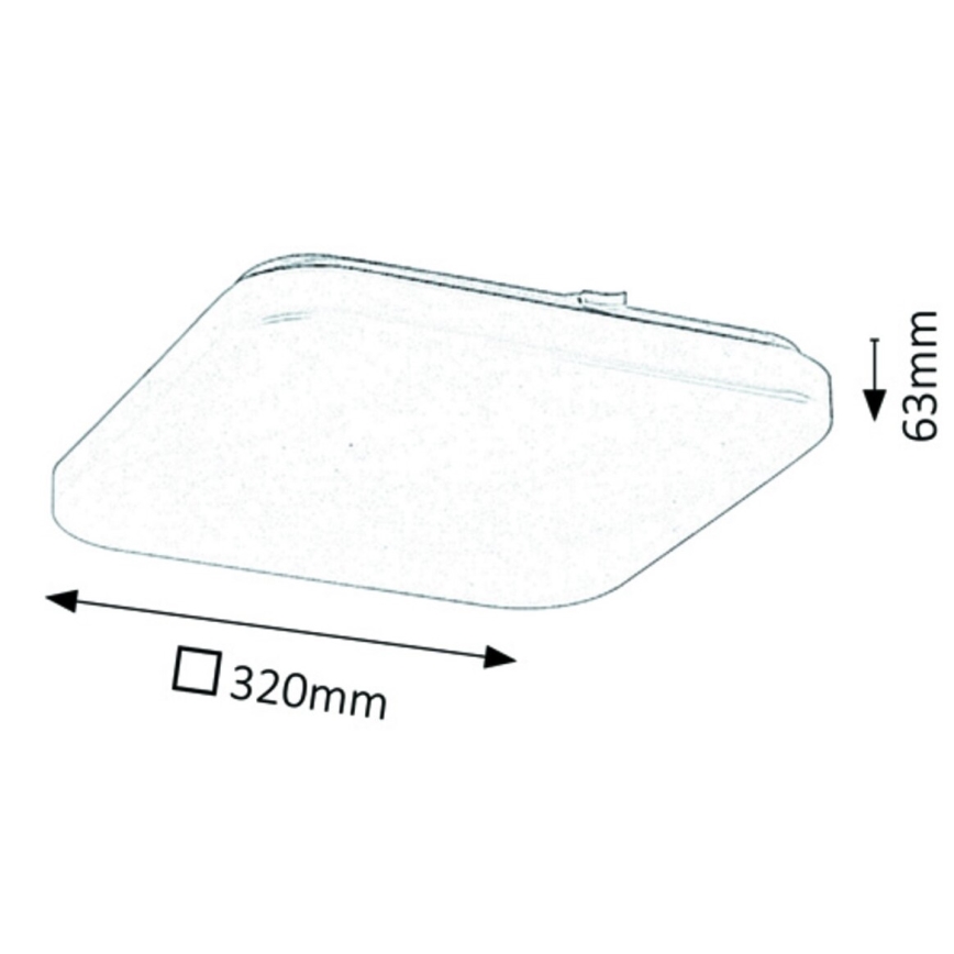 Rabalux - LED-kattovalaisin LED/32W/230V 32x32 cm
