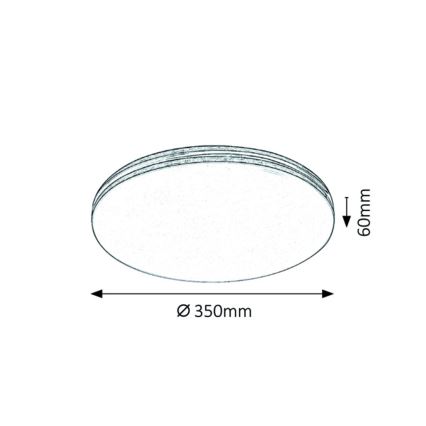 Rabalux - LED-kattovalaisin LED/18W/230V, halkaisija 35 cm