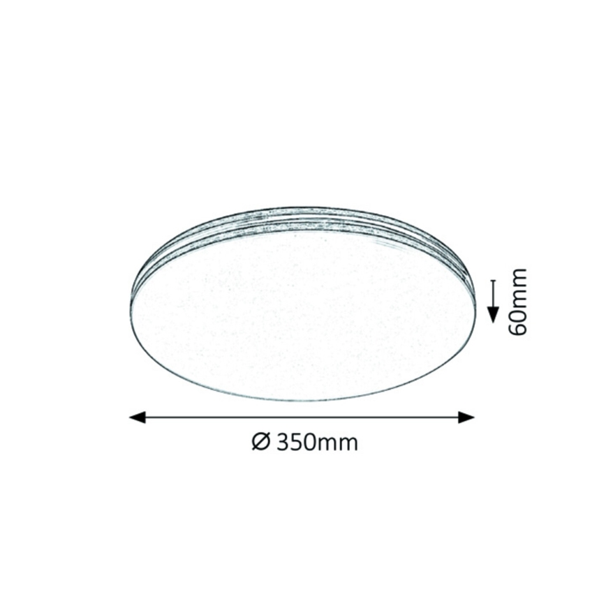 Rabalux - LED-kattovalaisin LED/18W/230V, halkaisija 35 cm