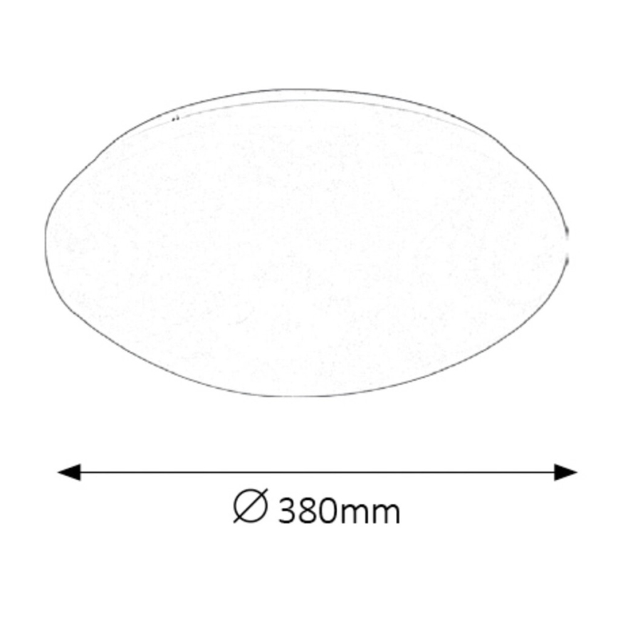 Rabalux - LED-kattovalaisin kylpyhuoneeseen LED/24W/230V IP44 halkaisija 38 cm