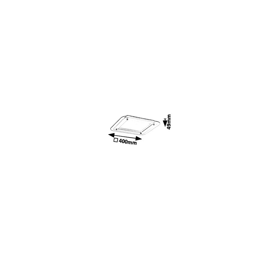 Rabalux - LED-kattovalaisin LED/18W/230V 40x40 cm