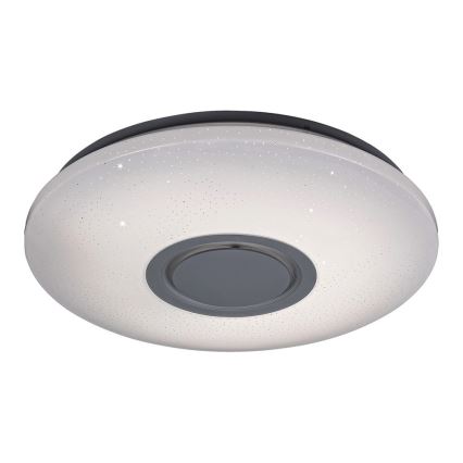 Rabalux - LED RGB himmennettävä kattovalaisin kaiuttimella LED/24W/230V Wi-Fi Tuya + kauko-ohjain halkaisija 40 cm
