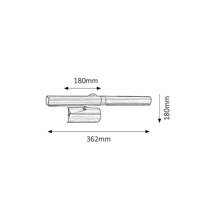 Rabalux - Kuvavalo 2xE14/40W/230V