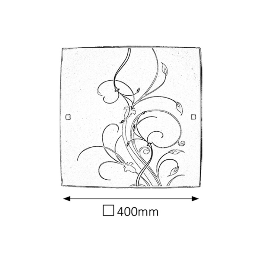 Rabalux - Kattovalo 2xE27/60W/230V