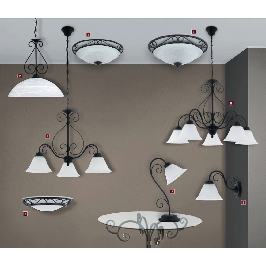 Rabalux - Seinävalaisin 1xE14/60W/230V