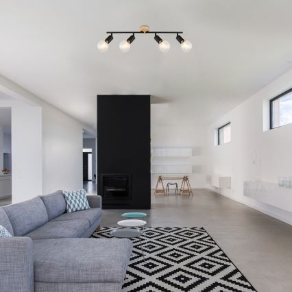 Rabalux - Kohdevalo 4xE27/40W/230V kumipuu