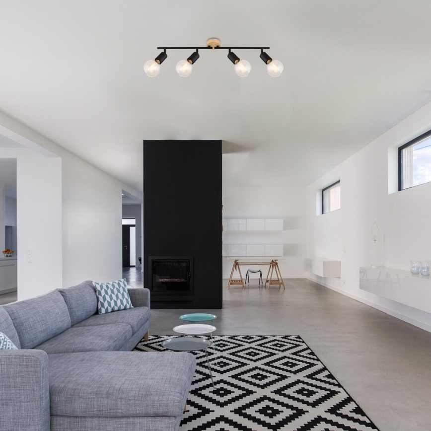 Rabalux - Kohdevalo 4xE27/40W/230V kumipuu