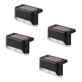 Rabalux - 4 kpl LED-aurinkoseinävalaisinta hämäräkytkimellä LED/0,06W/1,2V 300 mAh IP44