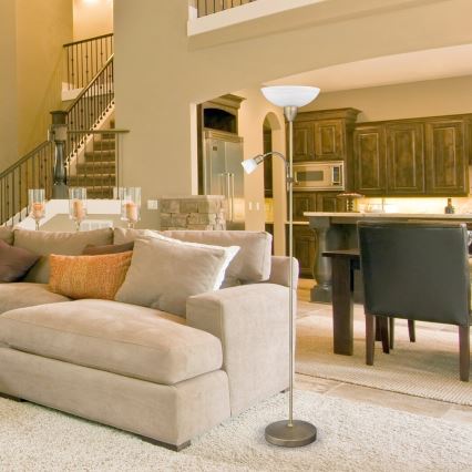 Rabalux - Lattialamppu 1xE27/60W+1xE14/40W