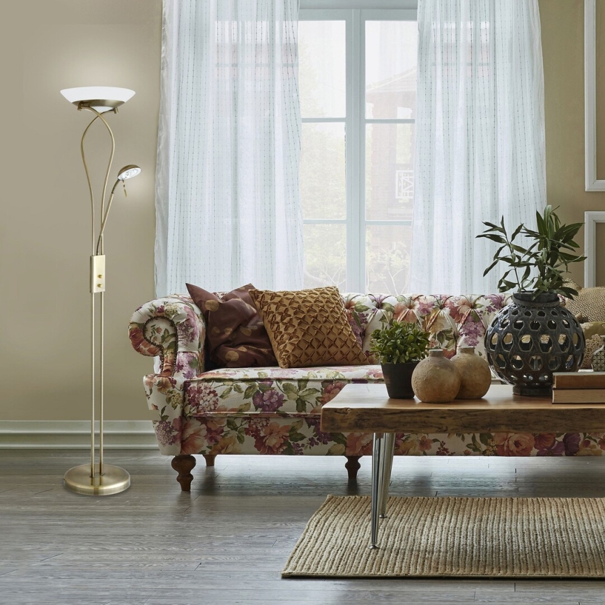 Rabalux - Himmennettävä lattiavalaisin 1xR7s/230W + 1xG9/40W