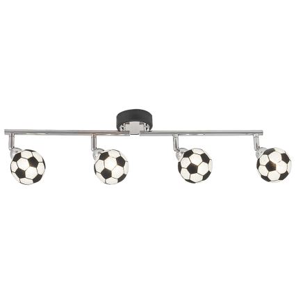 Rabalux 4474 - Lasten LED-kohdevalaisin 4xG9/4W/230V valkoinen