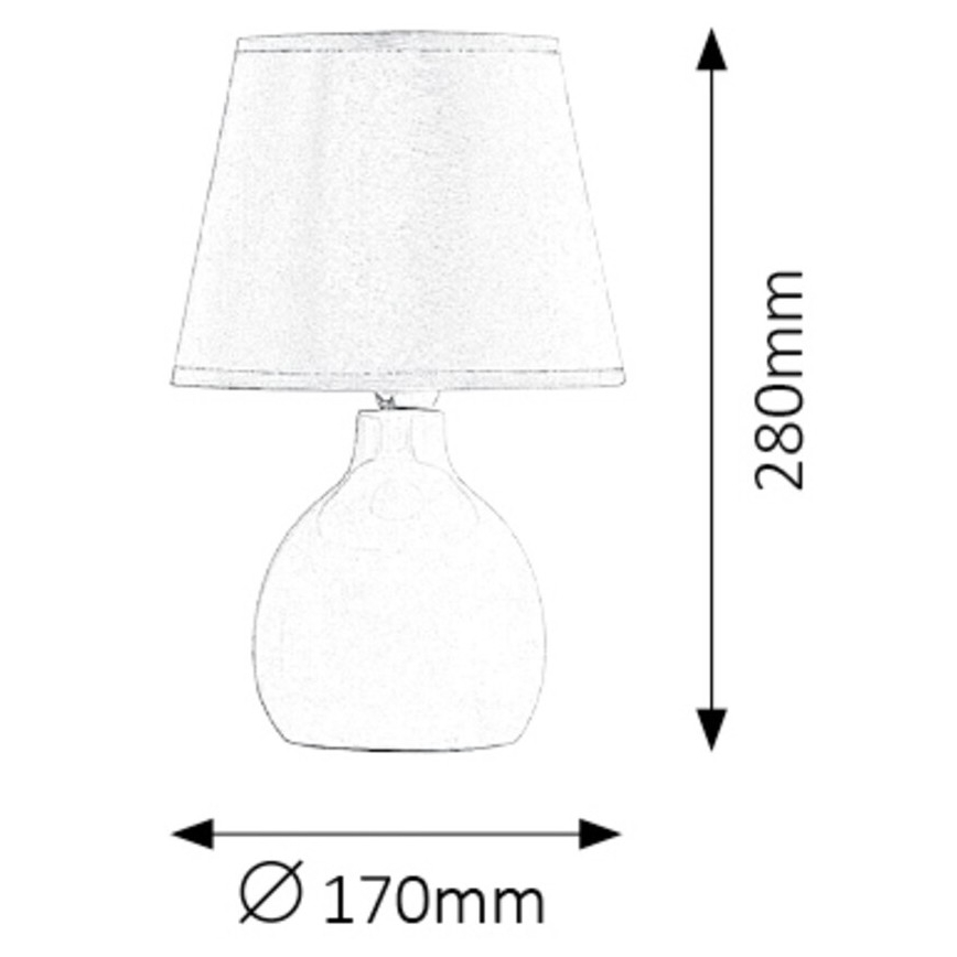 Rabalux - Pöytävalaisin 1xE14/40W/230V