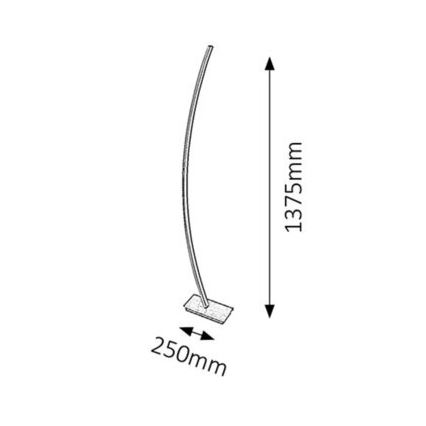 Rabalux - LED-lattiavalaisin 1xLED/26W/230V