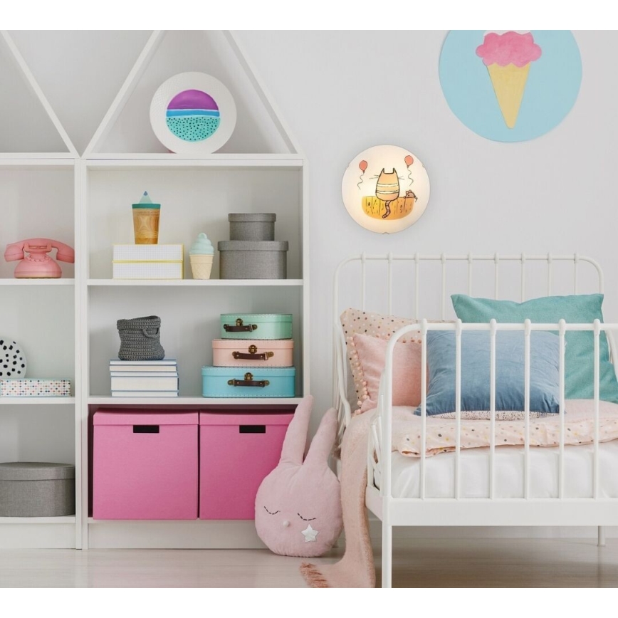 Rabalux - Lasten seinävalaisin 2xE27/60W