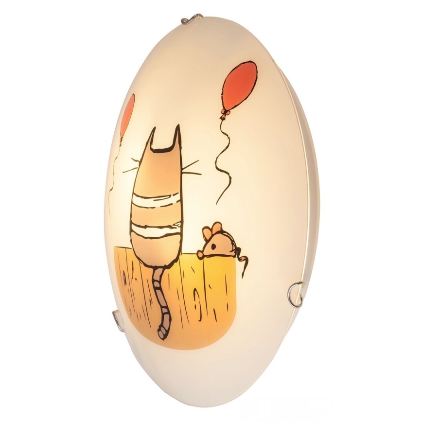 Rabalux - Lasten seinävalaisin 2xE27/60W