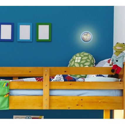 Rabalux - Lasten LED-seinävalaisin LED/0,3W/2x AA