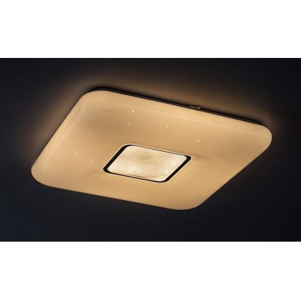 Rabalux - Himmennettävä LED-kattovalaisin LED/70W/230V + kaukosäädin 44x44 cm