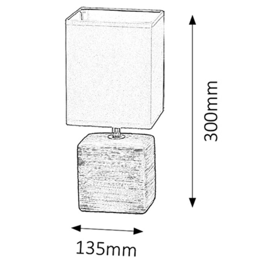 Rabalux - Pöytävalaisin 1xE14/40W/230V