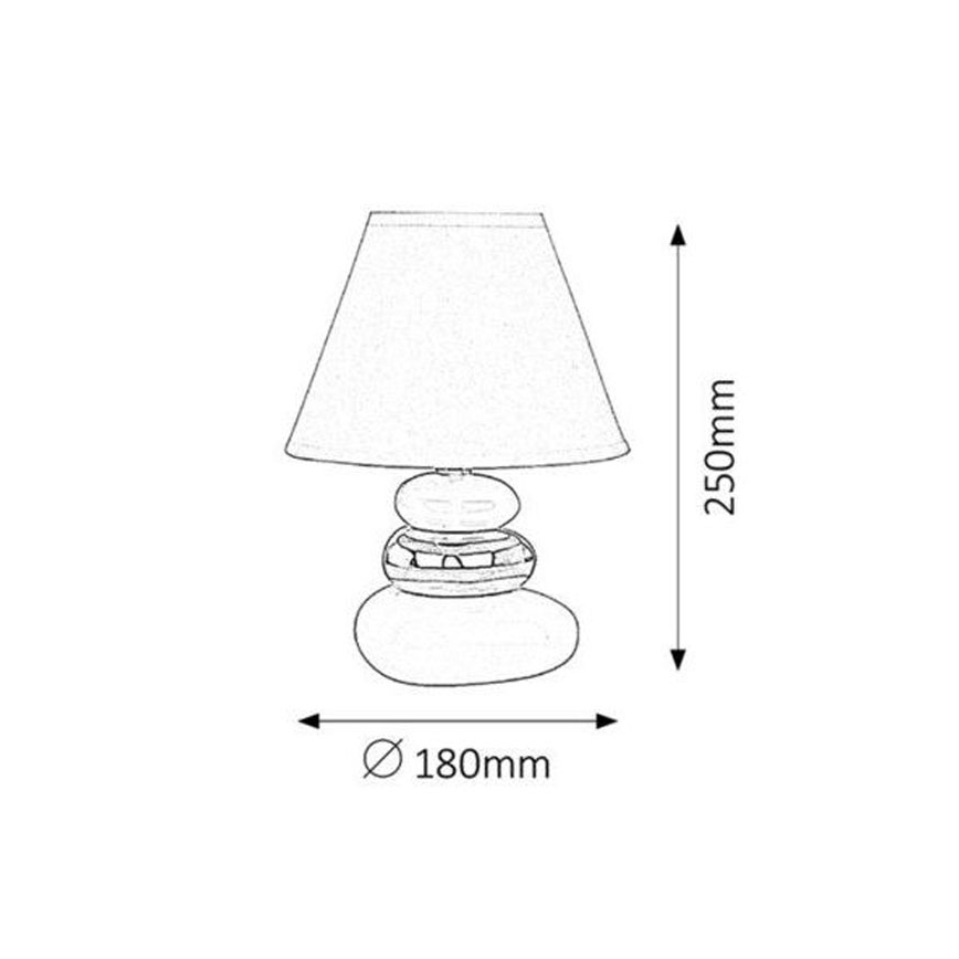 Rabalux - Pöytävalaisin 1xE14/40W/230V