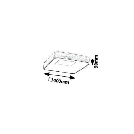Rabalux - LED-kattovalaisin CARMELA LED/30W/230V 40x40 cm