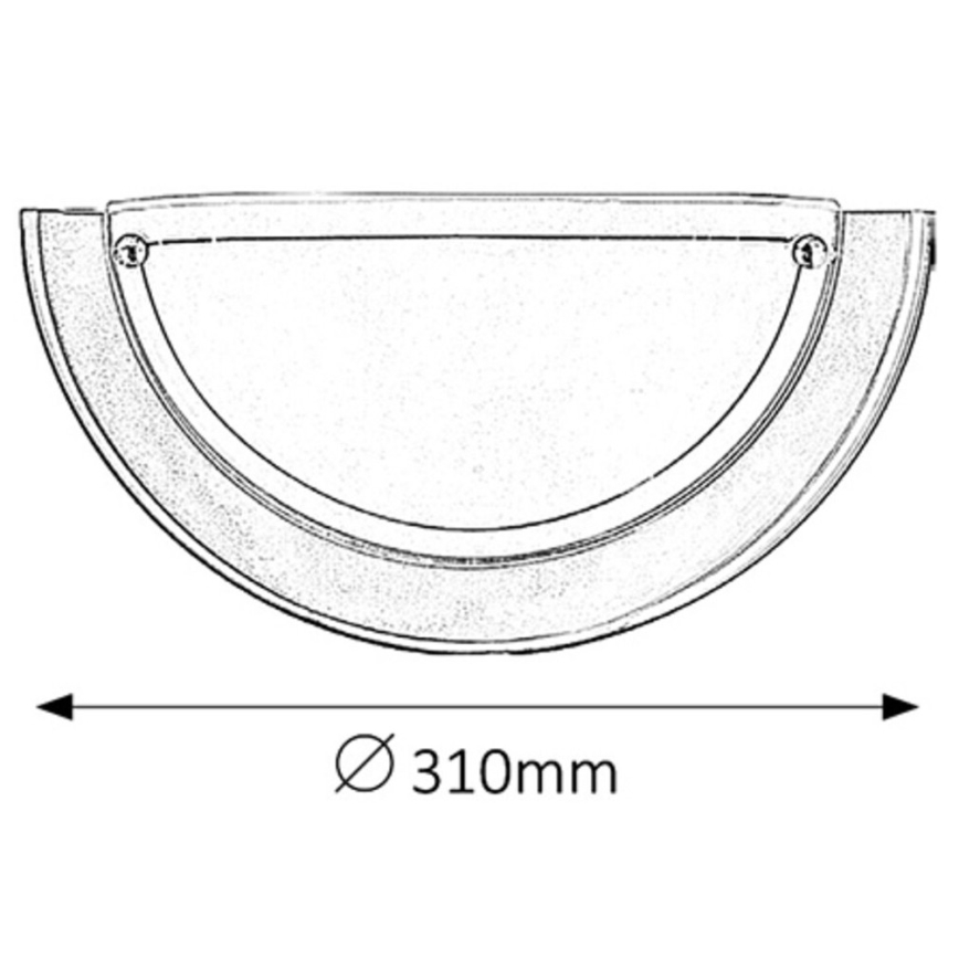 Rabalux - Seinävalaisin 1xE27/60W/230V