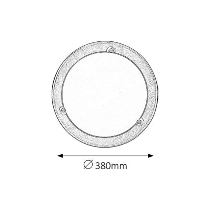 Rabalux - Kattovalo 2xE27/60W/230V halkaisija 38 cm
