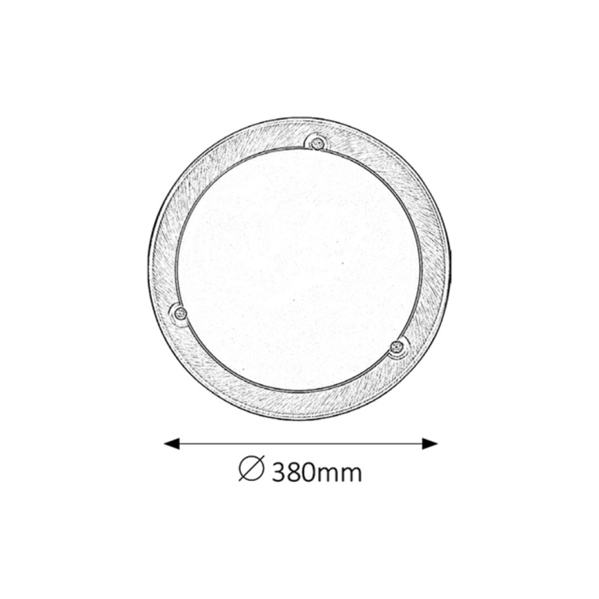 Rabalux - Kattovalo 2xE27/60W/230V halkaisija 38 cm