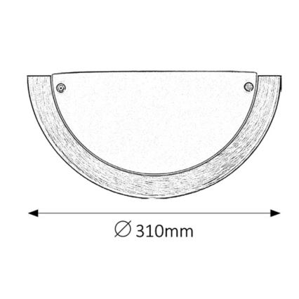 Rabalux - Seinävalaisin 1xE27/60W/230V