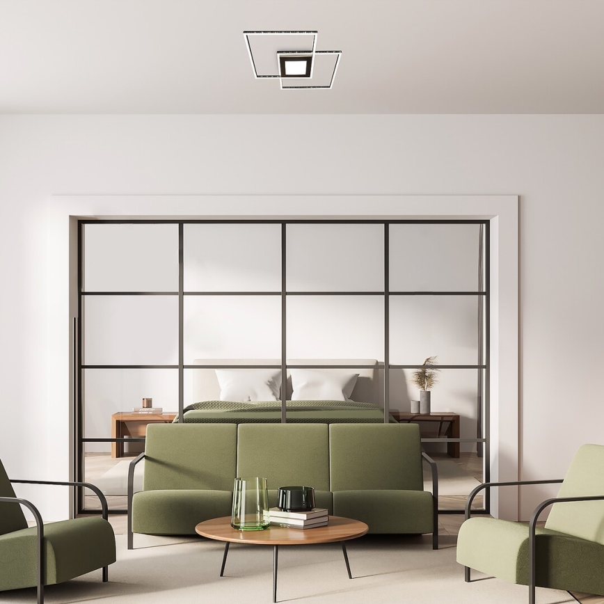 Rabalux - Kiinteä LED-kattokruunu LED/40W/230V 57x57 cm