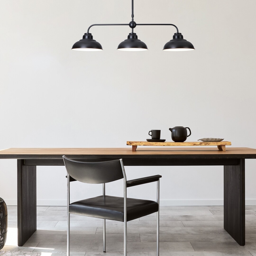 Rabalux - Kattokruunu tangossa 3xE27/60W/230V