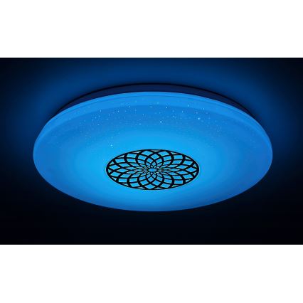 Rabalux - LED RGB himmennettävä kattovalaisin LED/24W/230V 3000-6500K Wi-Fi Tuya halkaisija 39,5 cm + kaukosäädin