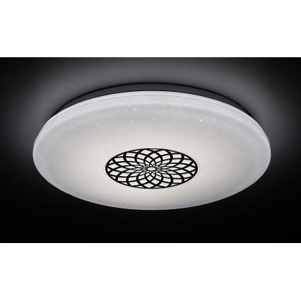Rabalux - LED RGB himmennettävä kattovalaisin LED/24W/230V 3000-6500K Wi-Fi Tuya halkaisija 39,5 cm + kaukosäädin