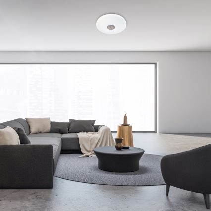 Rabalux - LED RGB himmennettävä kattovalaisin LED/40W/230V 3000-6500K Wi-Fi Tuya halkaisija 60 cm + kaukosäädin