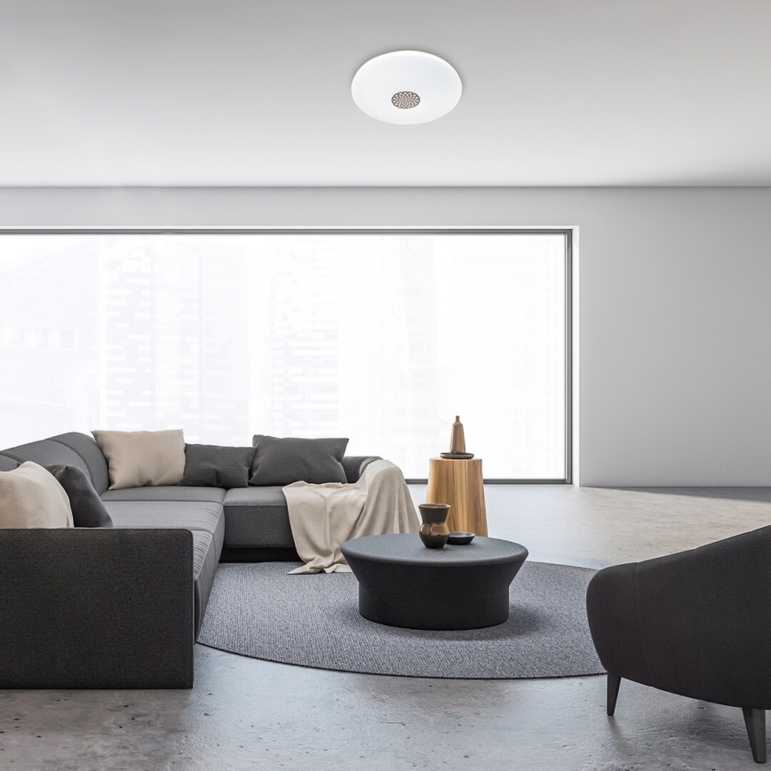 Rabalux - LED RGB himmennettävä kattovalaisin LED/40W/230V 3000-6500K Wi-Fi Tuya halkaisija 60 cm + kaukosäädin