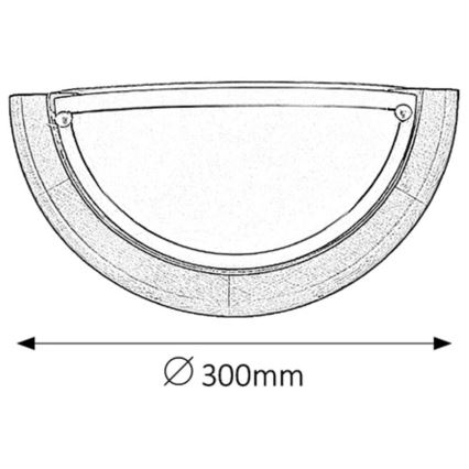 Rabalux - Seinävalaisin 1xE27/60W/230V