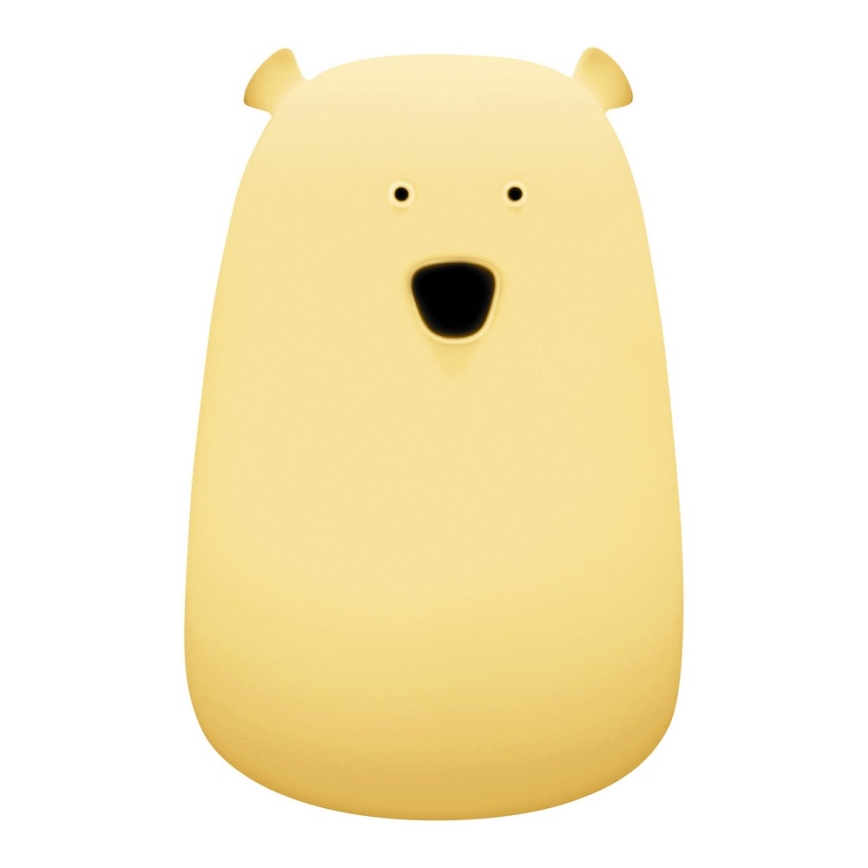 Rabalux - LED RGB Lasten yöpöytälamppu LED/0,4W/5V 1200 mAh karhu