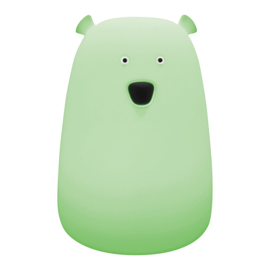 Rabalux - LED RGB Lasten yöpöytälamppu LED/0,4W/5V 1200 mAh karhu