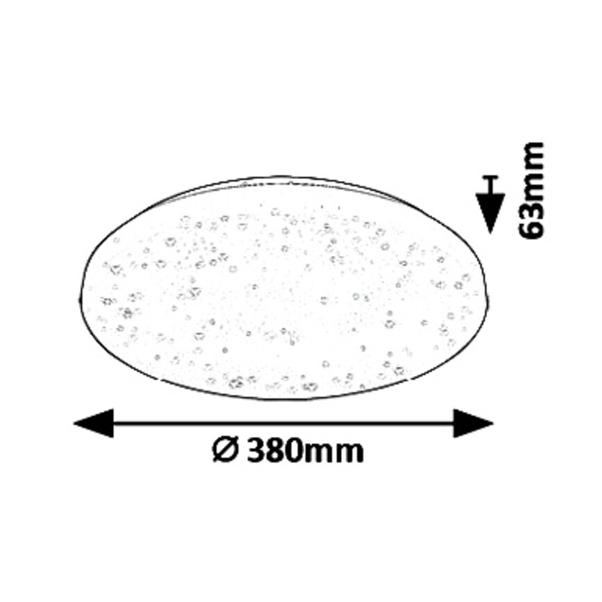 Rabalux - LED-kattovalaisin LED/32W/230V halkaisija 38 cm