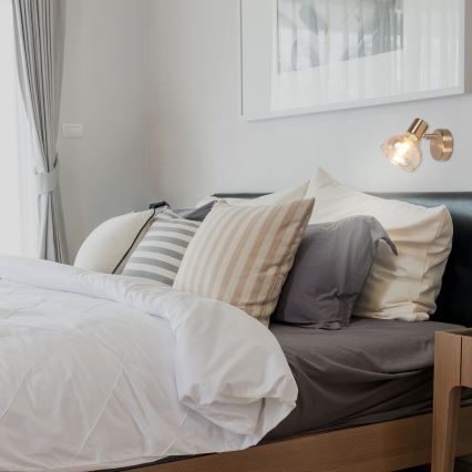 Rabalux - Seinävalaisin 1xE14/40W/230V kultainen