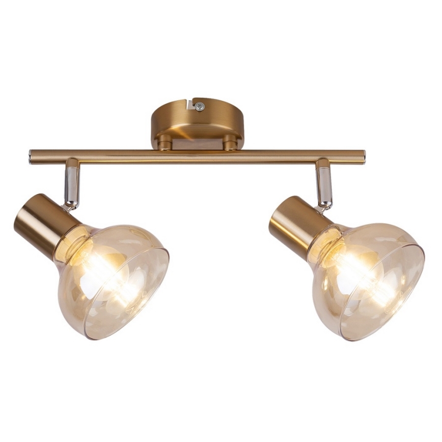 Rabalux 5547 - Kohdevalo HOLLY 2xE14/40W/230V kultainen