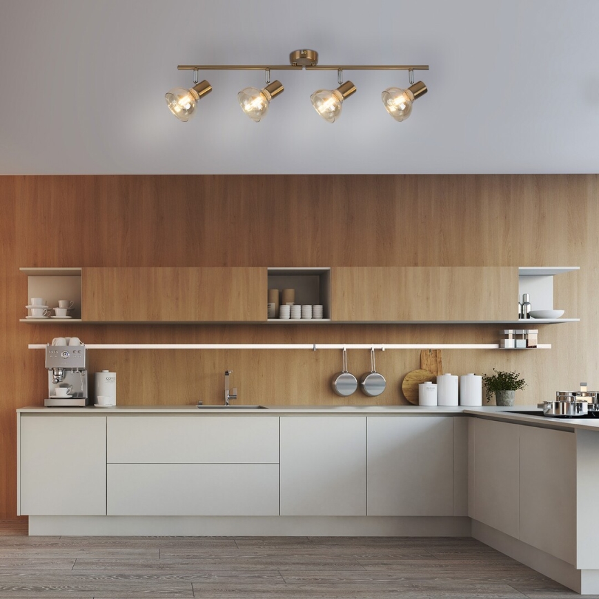 Rabalux - Kohdevalo 4xE14/40W/230V kultainen