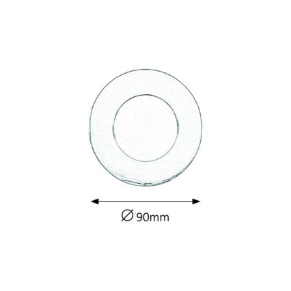 Rabalux - LED-kattovalaisin kylpyhuoneeseen LED/3W/230V 4000K IP44