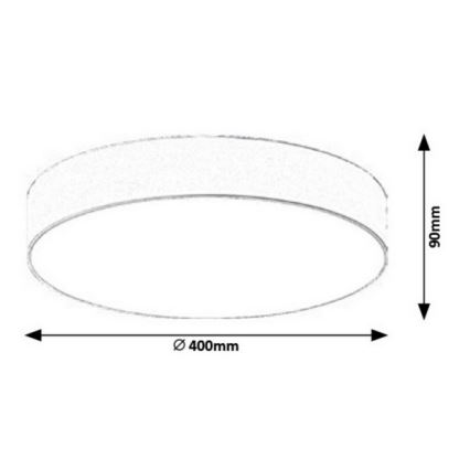 Rabalux - LED-kattovalaisin LED/24W/230V halkaisija 40 cm