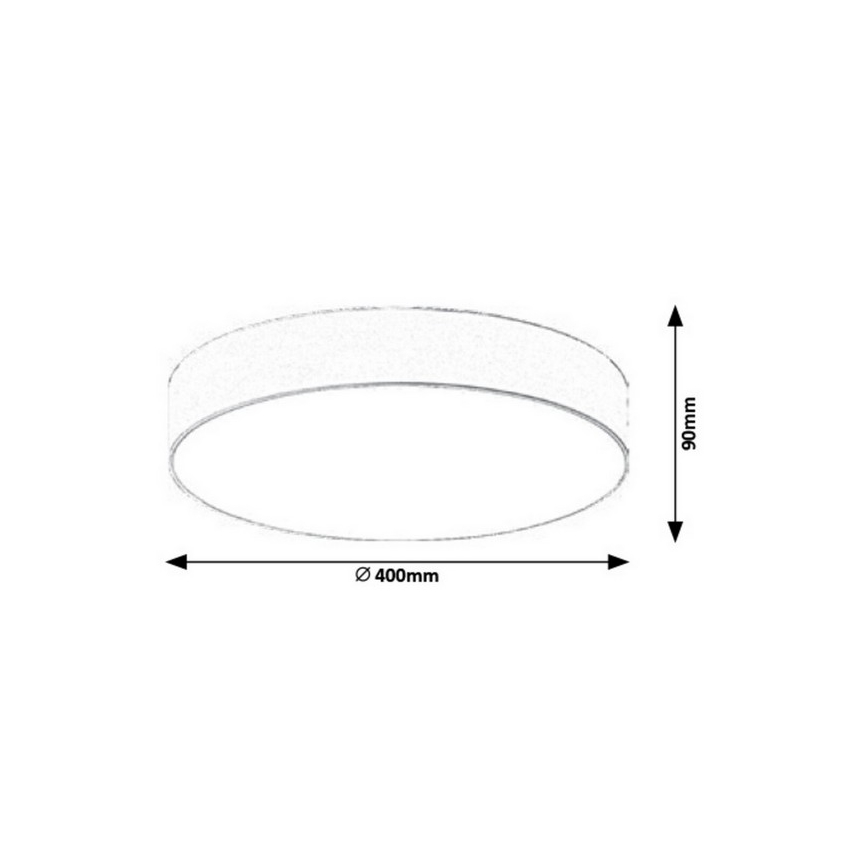 Rabalux - LED-kattovalaisin LED/24W/230V halkaisija 40 cm