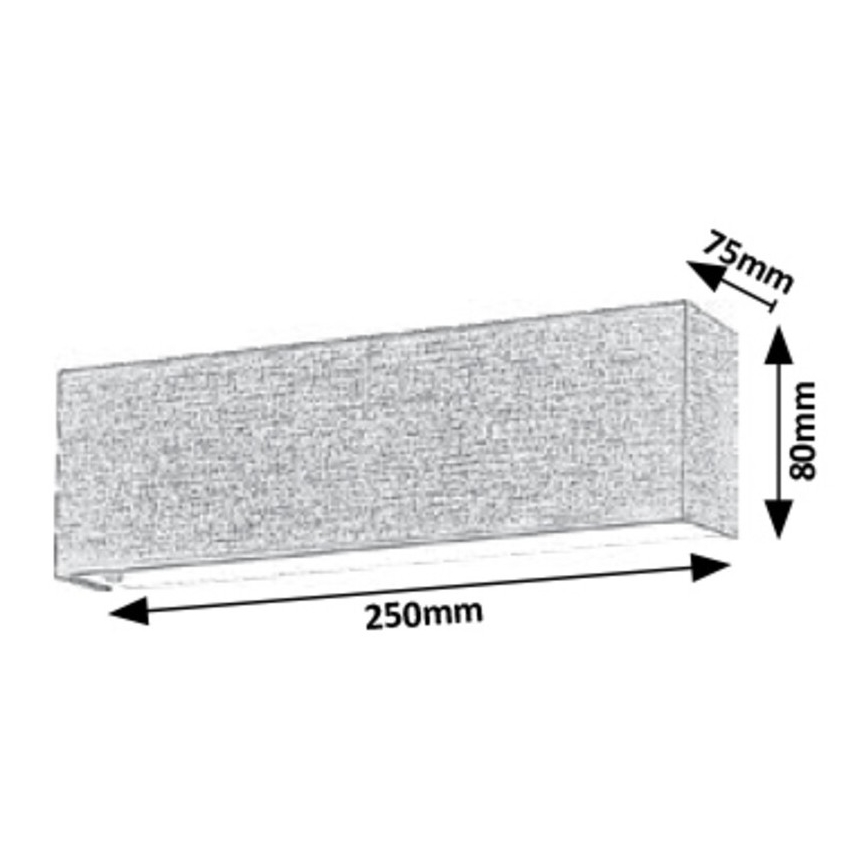 Rabalux - LED-seinävalaisin LED/6W/230V