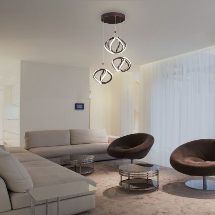 Rabalux - LED-kattokruunu johdossa LED/50W/230V