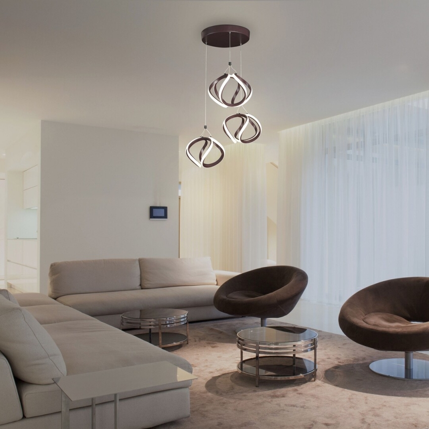 Rabalux - LED-kattokruunu johdossa LED/50W/230V