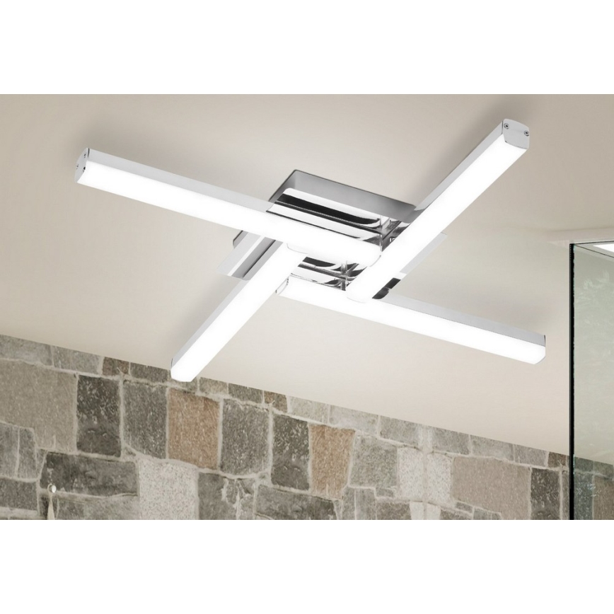 Rabalux - LED-kylpyhuonekattovalaisin 4xLED/6W IP44 61x61 cm