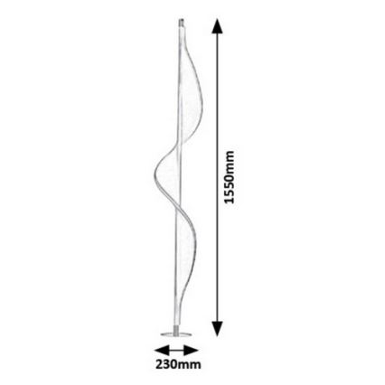 Rabalux - LED-lattiavalaisin LED/34W/230V